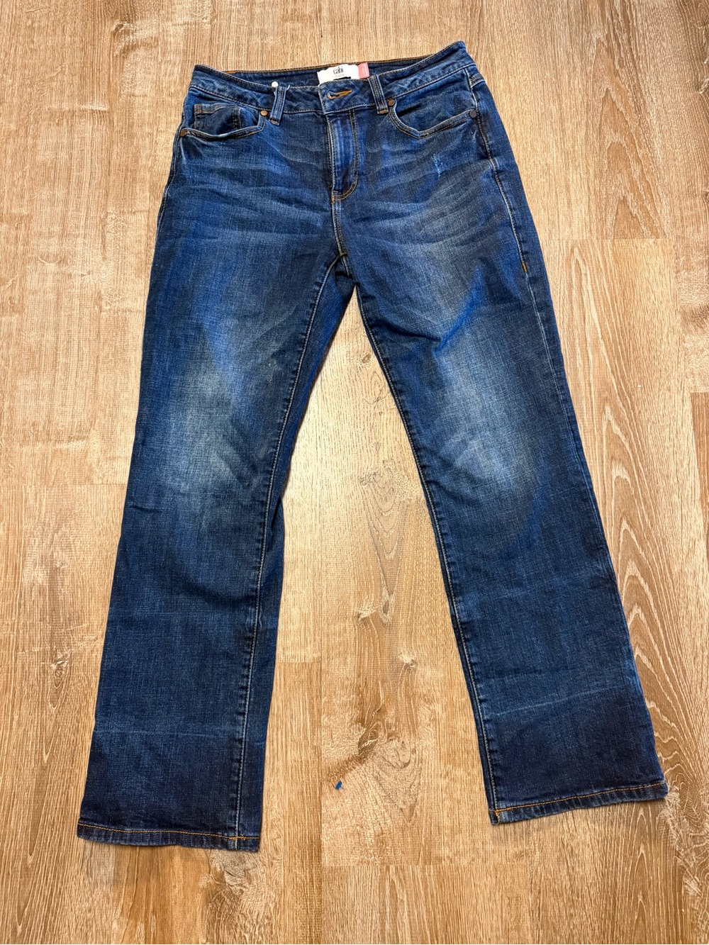 Cabi Jeans Women’s Size 2 Dark Wash Straight Leg Stretch Denim Jeans